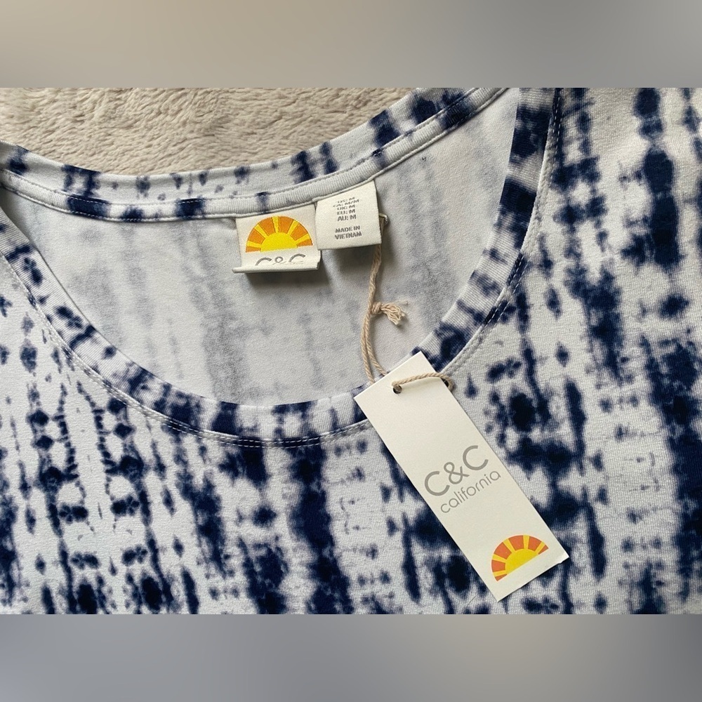 NWT C&C California Jersey Midi Dress - Picture 4 of 6
